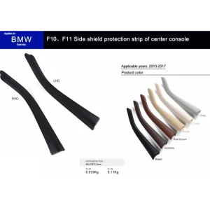 Side shield protection strip of center console F10 F11