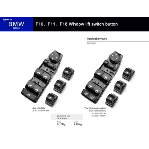 Window lift switch button f10 f11 f18
